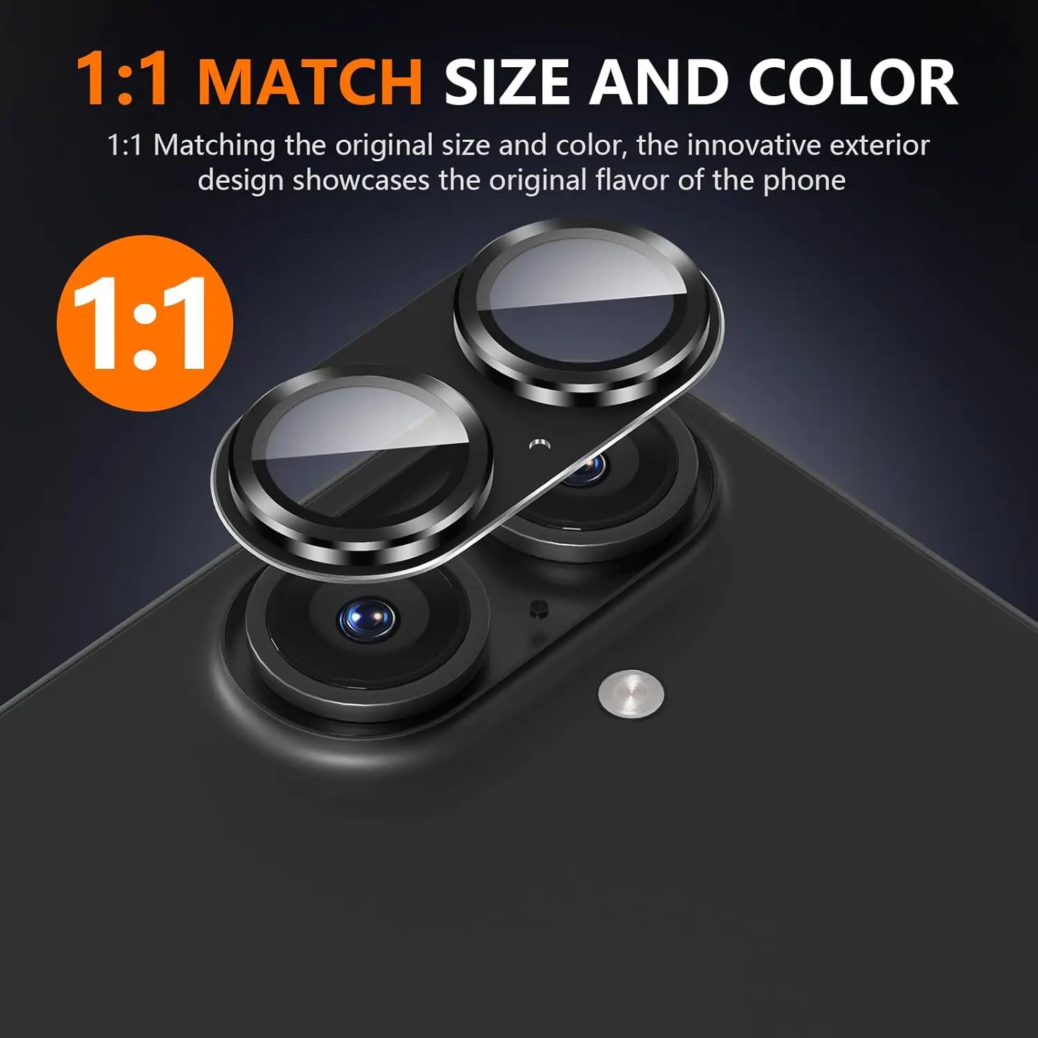 Cubierta protectora de lente de cámara de cristal metálico para iPhone 16e 16 E 15 Pro Max 14 Plus 13 Mini iPhone16 iPhone16e 16Plus película protectora - imagen 5