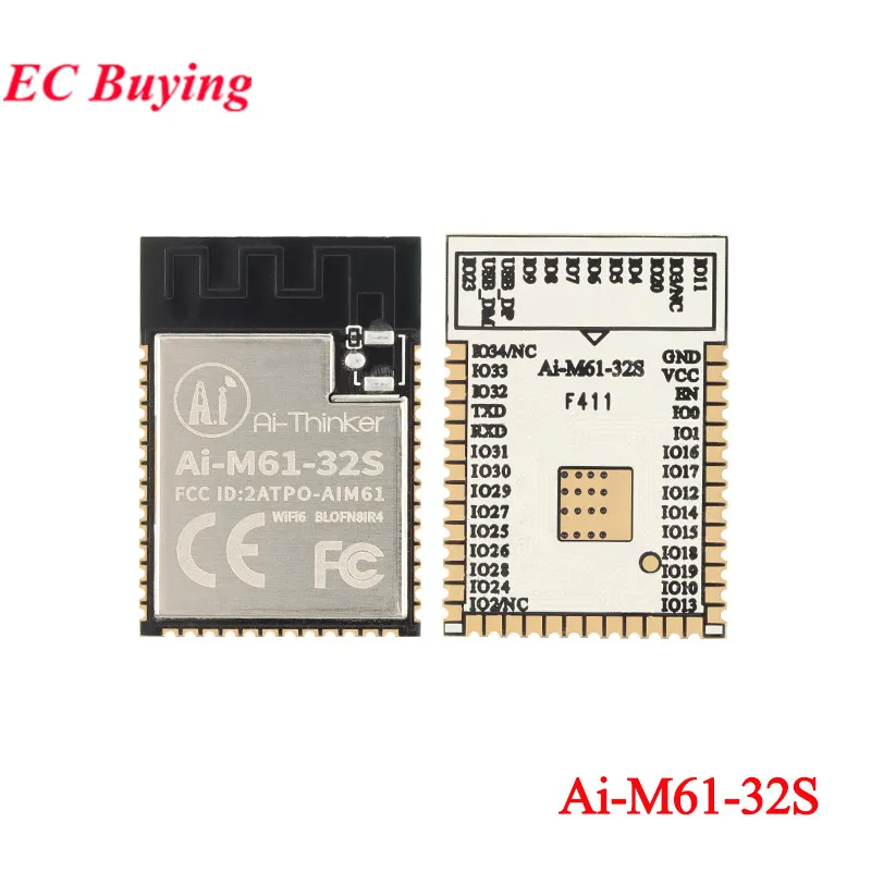 Ai-M61-32S Ai-M61-32S-I (ALL) Ai-M61-32SU -CBM RISC-V MCU Wi-Fi6 + BLE5.3 Módulo WiFi compatible con Bluetooth Chip BL618 de baja potencia - imagen 2