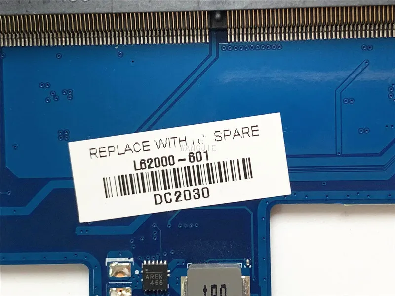 100% en funcionamiento para HP Stream 14-DS 14-DS0160NR placa base para portátil L62000-601 L62000-501 L62000-001 DA0P9EMB6D0 0P9E A4-9120E - imagen 3