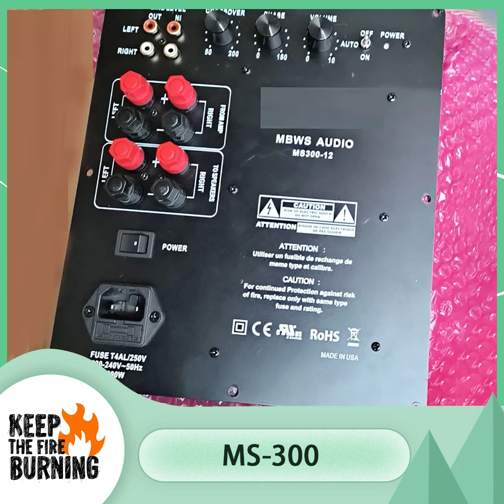 MS-300 Placa amplificadora de subwoofer de 12 pulgadas MS300-12