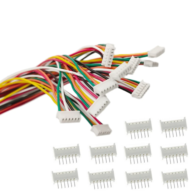Kit Conectores SH1.0 JST1.25 ZH1.5 PH2.0 XH2.54 Macho+Hembra con Cable - imagen 5