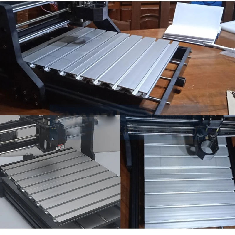 Kit de extensión de eje Y CNC 3018, extensión de mesa de MDF de aluminio con ranura en T 3040, carenado de aluminio Compatible con CNC 3018pro - imagen 5