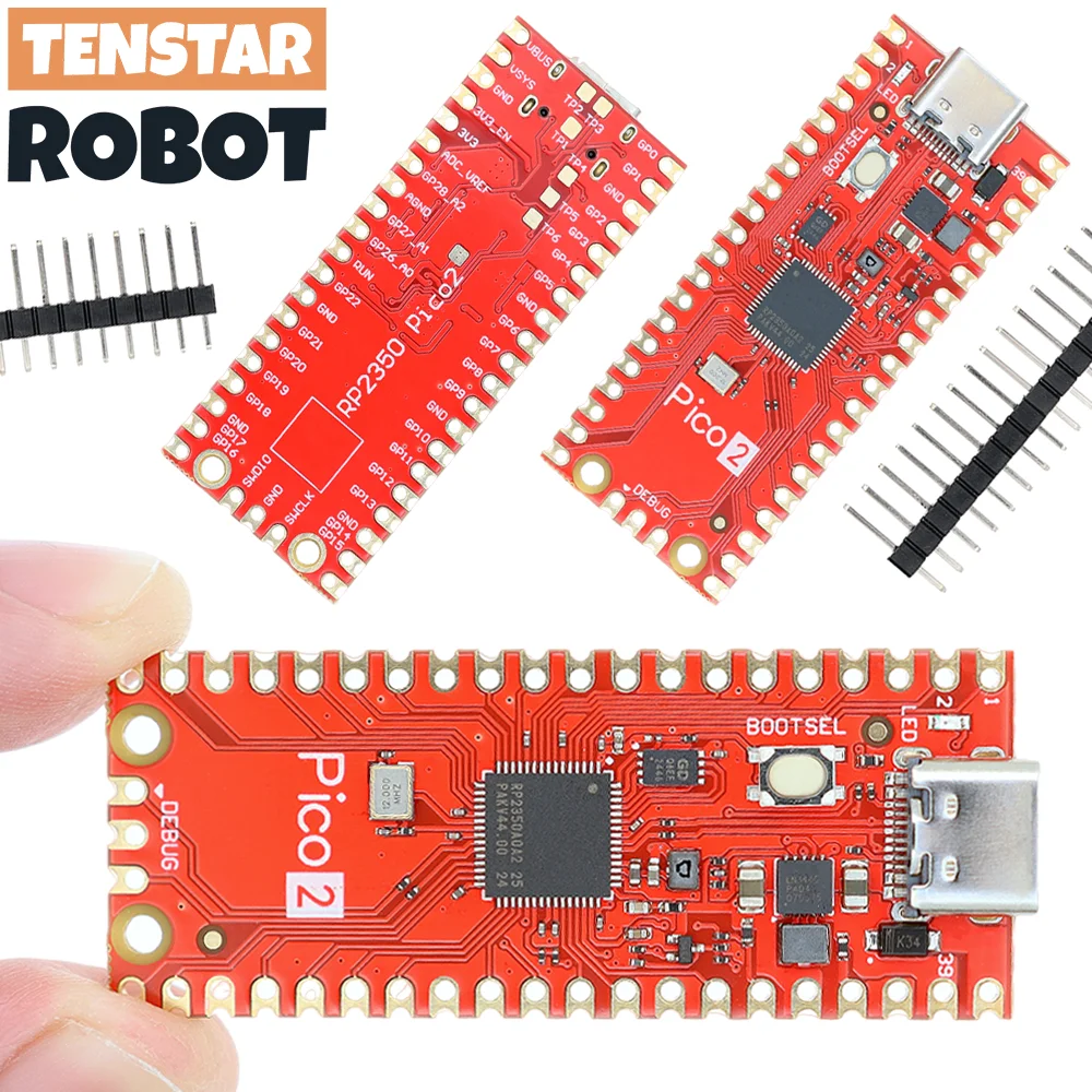 Placa de desarrollo TENSTAR Pico2 RP2350 TYPE-C USB RP2350A microcontrolador de Chip Compatible con Raspberry Pi PICO 2 - imagen 3