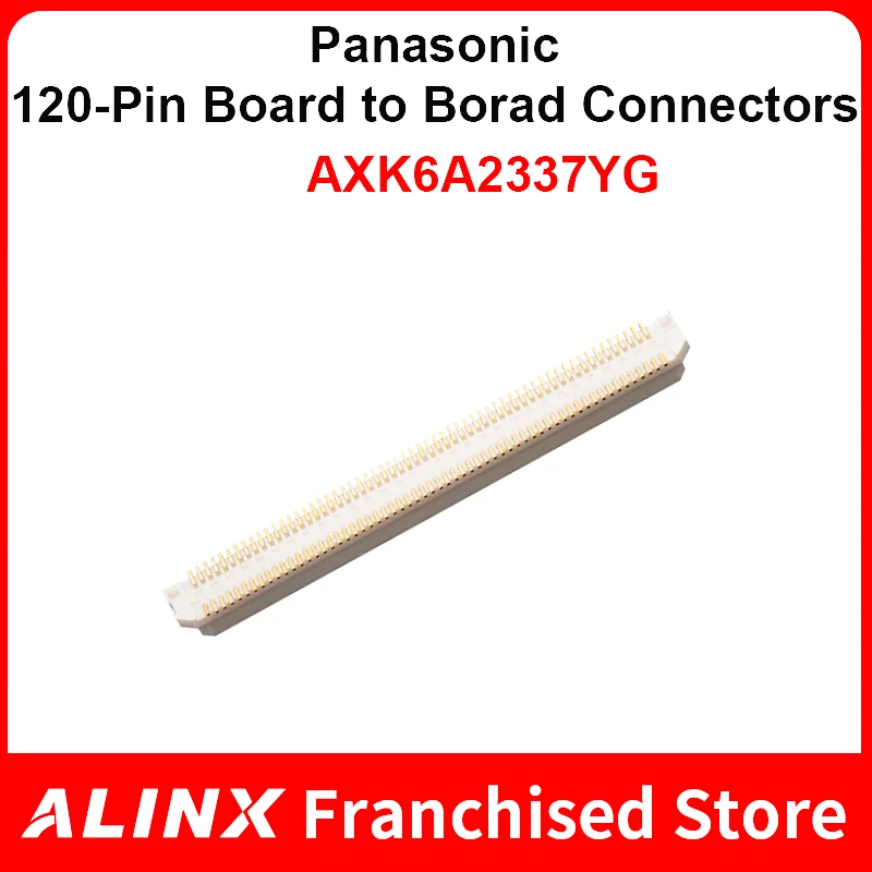 ALINX AXK680337YG: Panasonic Conectores de placa a placa de grado industrial de 80 pines Espaciado de 0,5 mm