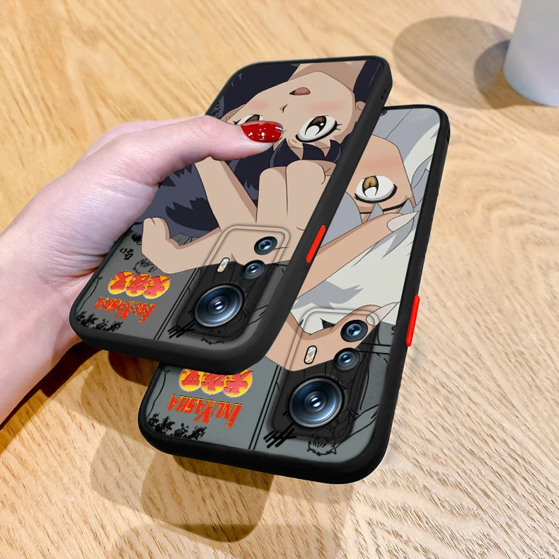 Funda de teléfono de Anime de moda Inuyasha para Redmi Note 13, 12, 11, 10 Pro Plus Pro S T 5G, cubierta translúcida mate esmerilada - imagen 4