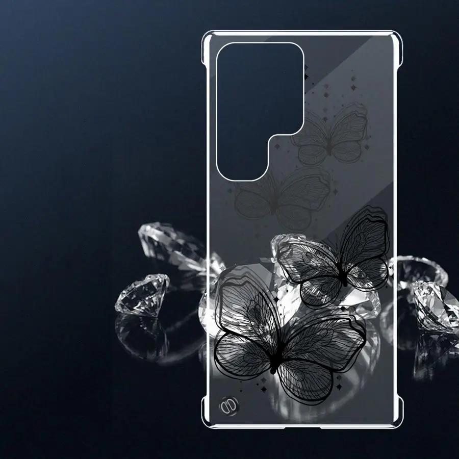 Funda de teléfono INS Retro mariposa para Galaxy S20 S21 S23 S24 FE S22 S23 S24 Plus S22 S23 S24 Ultra - imagen 4
