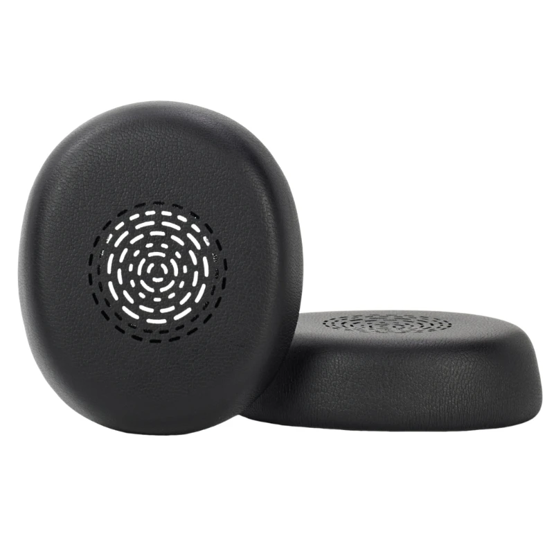 Almohadillas de repuesto para auriculares, almohadillas profesionales de cuero proteico para auriculares con cable Jabra Evolve 10