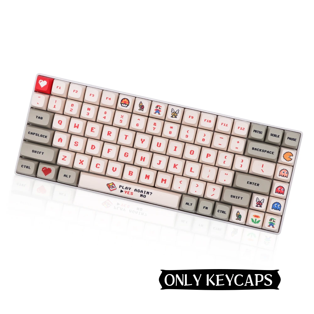 Teclas PBT personalizadas para teclado mecánico Cherry MX Switch, teclas XDA, perfil DYE-SUB, inglés, 139 teclas - imagen 5