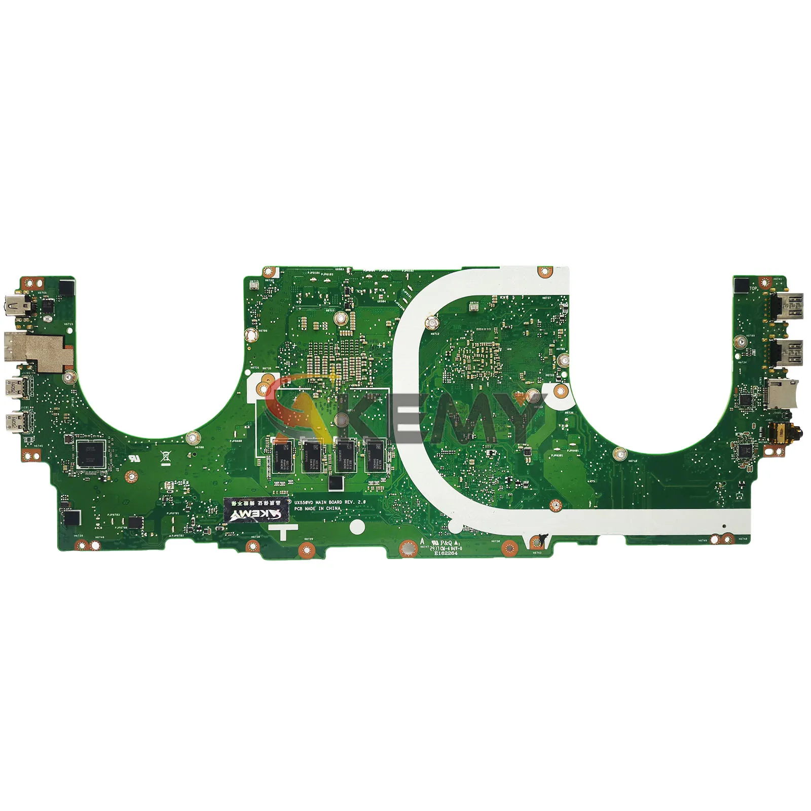 Placa base para ordenador portátil UX550VD para ASUS ZenBook UX55VE UX550 UX55VD UX580G placa base para portátil con CPU I5 I7 100% pruebas OK envío rápido - imagen 2