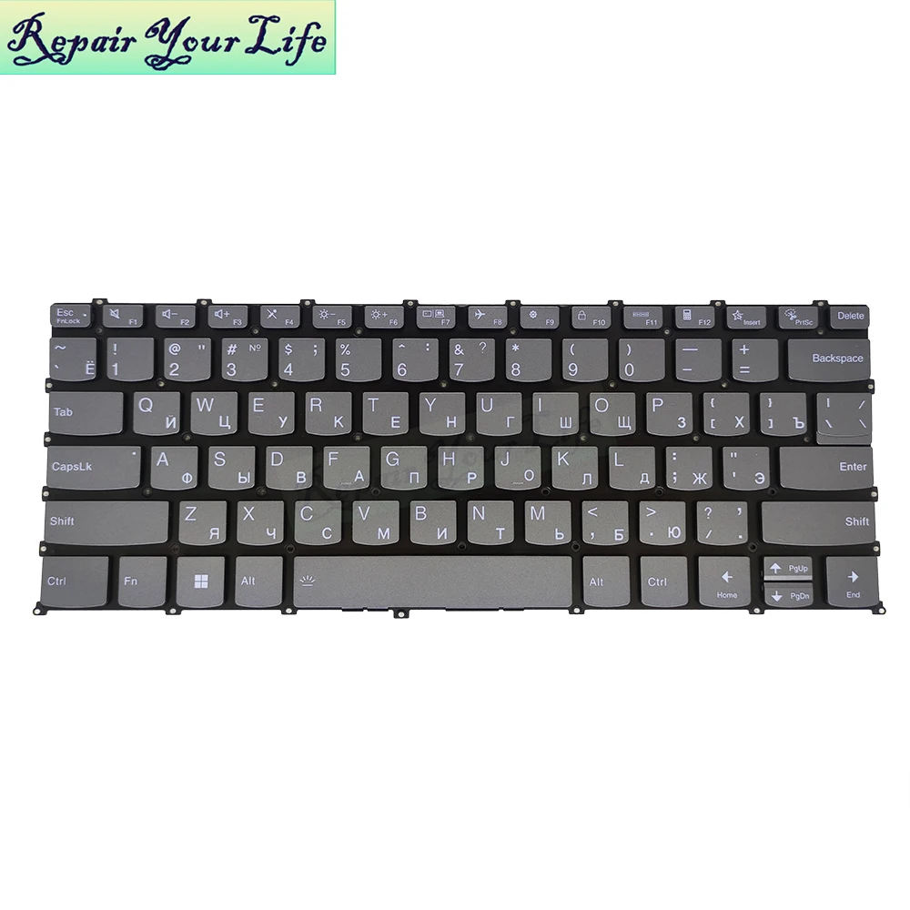 Teclado retroiluminado para Lenovo IdeaPad 5 14IIL05 14ITL05 Flex 5 14ARE05 5-14IIL05, teclado de repuesto genuino, ruso y español - imagen 5