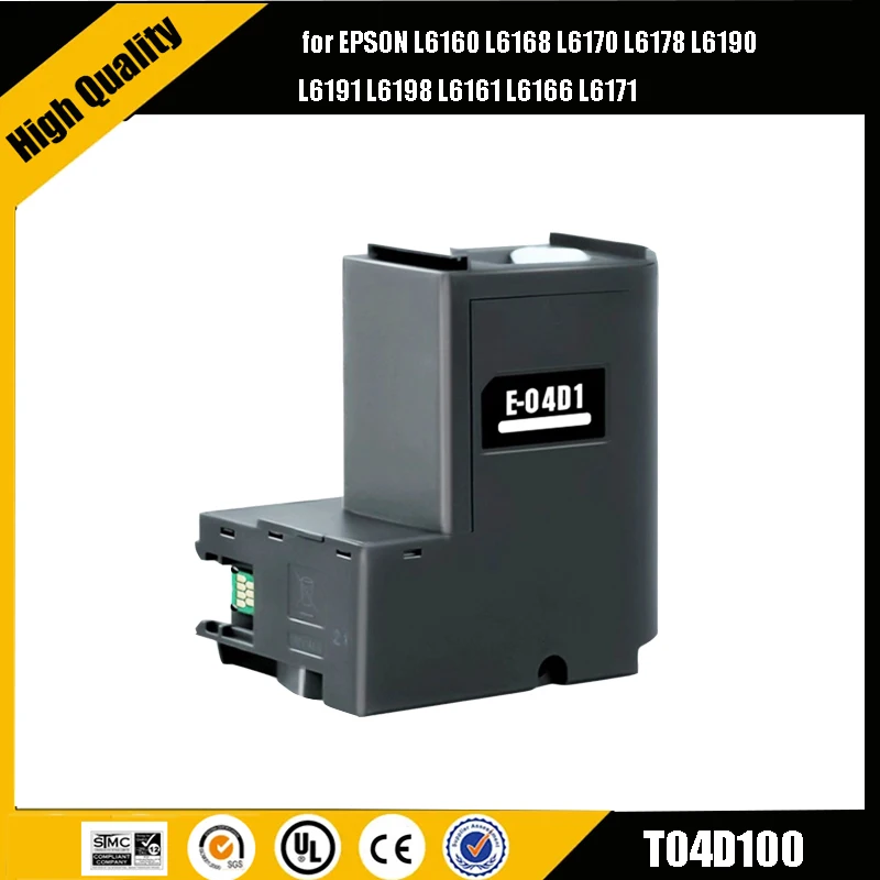 C13T04D100 T04D100 T04D1 EWMB2 Caja de mantenimiento de tinta para EPSON L6160 L6168 L6170 L6178 L6190 L6191 L6198 L6161 L6166 L6171