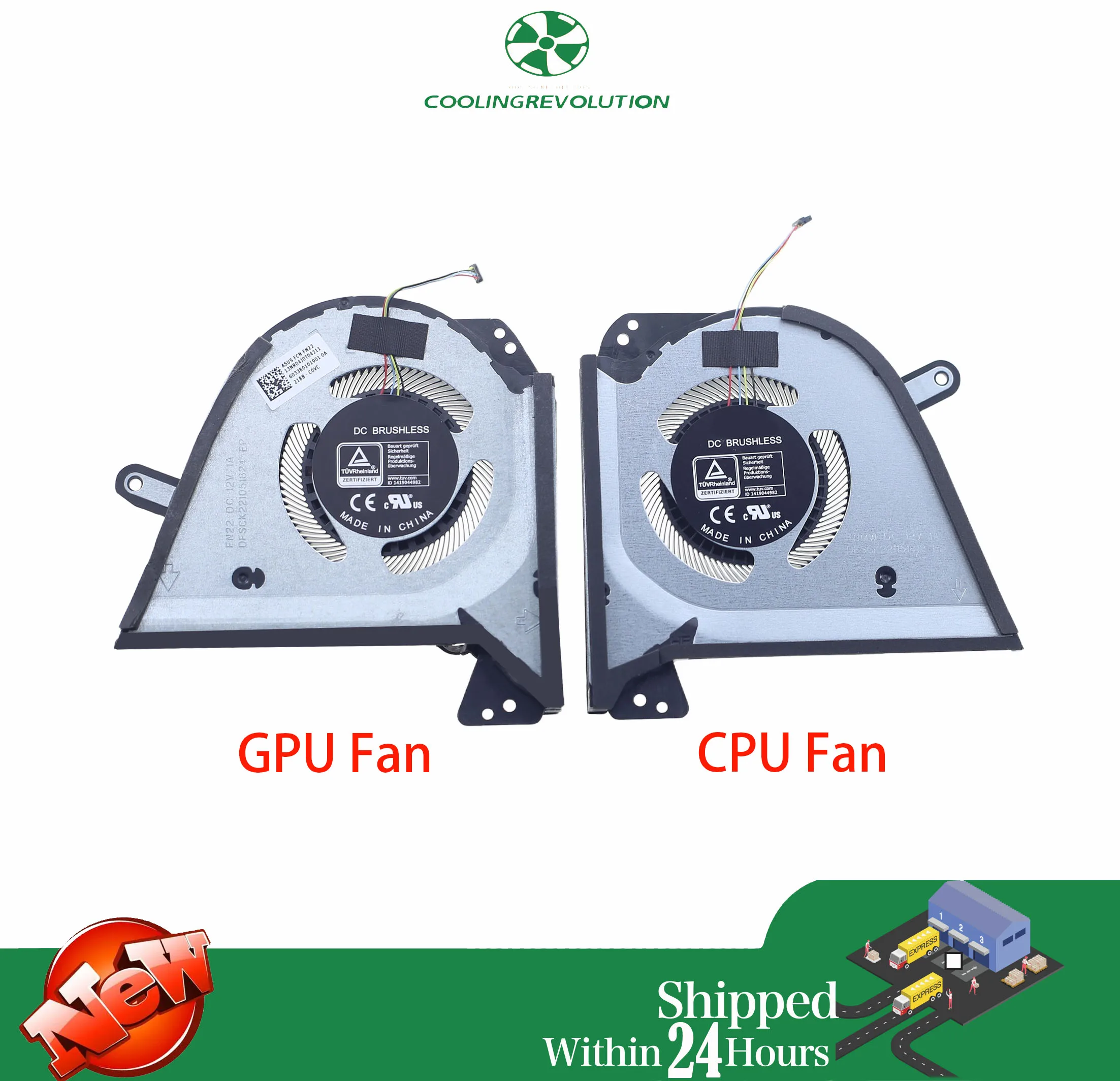 Ventilador de refrigeración GPU para CPU de ordenador portátil, para Asus Zephyrus G15 GA503Q GA503QS GA503QM GA503QR 13NR04V0T011 13NR04J0T04211 - imagen 4