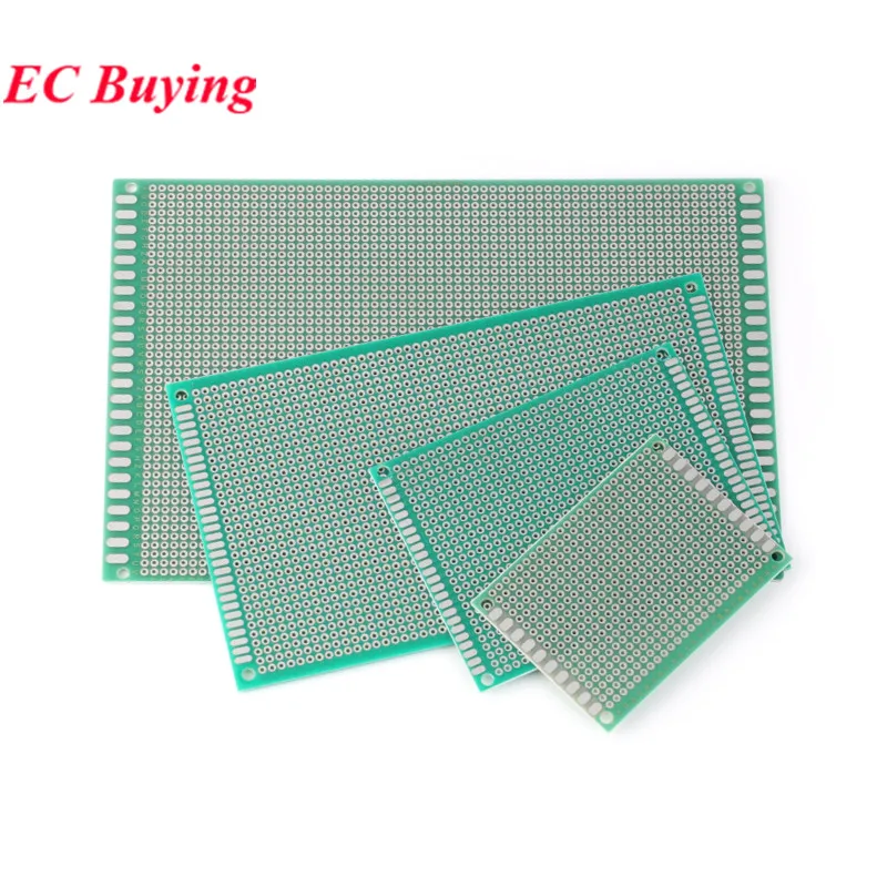 Placa de circuito impreso Universal PCB de un solo/doble cara 20*30 15*20 12*18 10*15 10*10 8*12 6*8 2*8 4*6 7*9CM placa de placa de pruebas - imagen 3