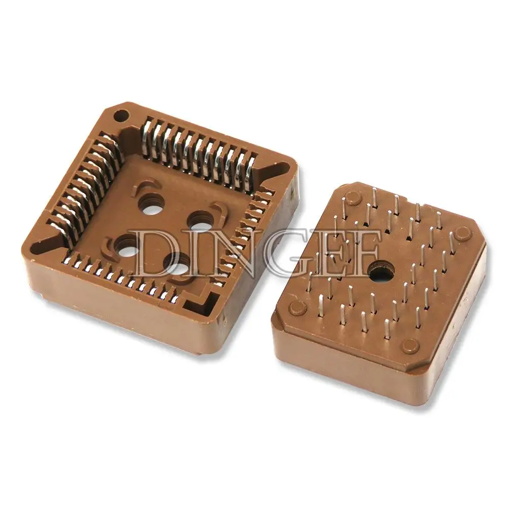 Adaptador de enchufe de 10 piezas, PLCC44, PLCC68, PLCC84, PLCC32-SMD, IC, PLCC32, 32, 44, 68, 84 pines, PLCC, convertidor de PLCC-32, SMD - imagen 3