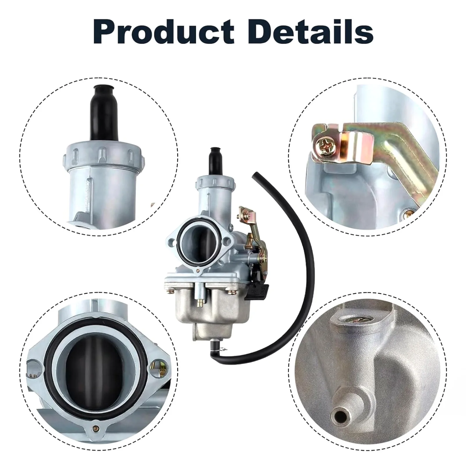 1 pieza PZ30 30mm carburador 16100-VM5-004 16100-958-073 piezas de repuesto para motocicleta, Scooters, moto de cross, accesorios ATV - imagen 5