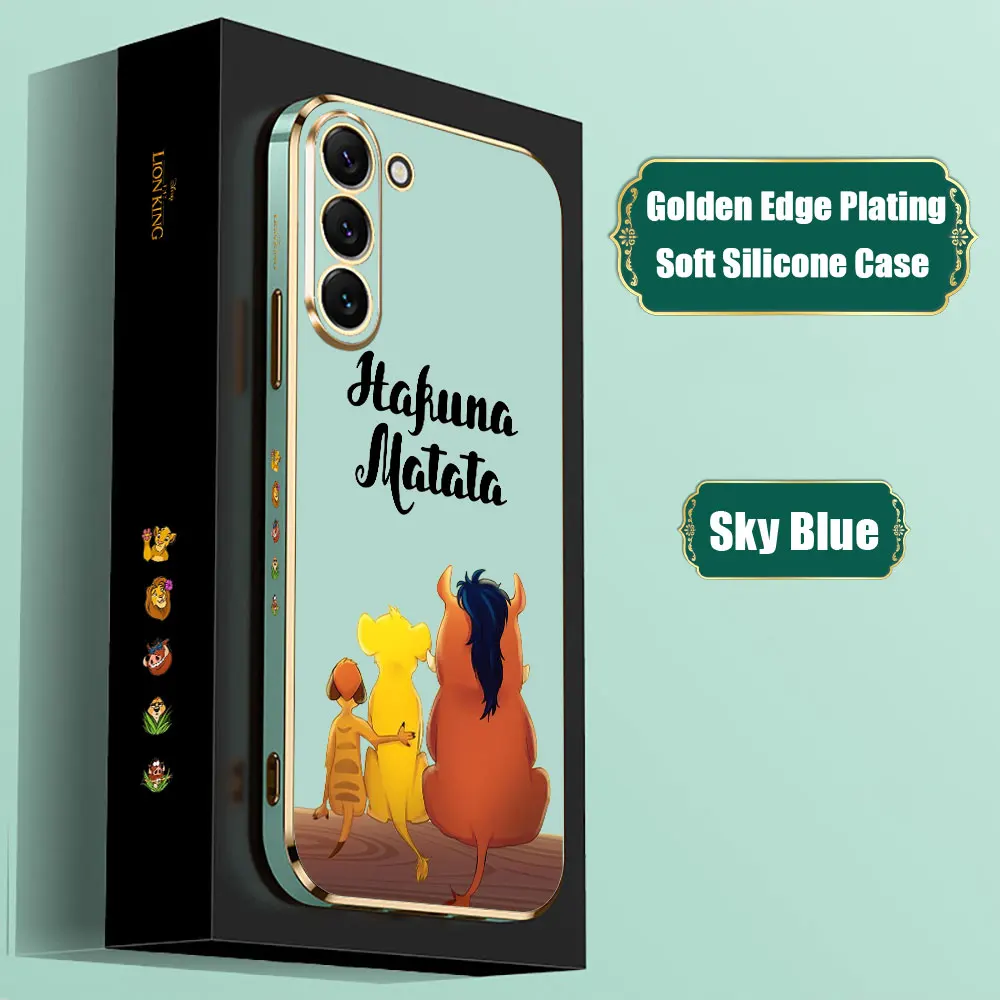 Funda HAKUNA MATATA del rey león para Samsung Galaxy Note Ultra 20, 10, 9, 8 Plus, A15, A14, A13, A05, S, M62, M53, M51, M33, M32, M31, 5G - imagen 4