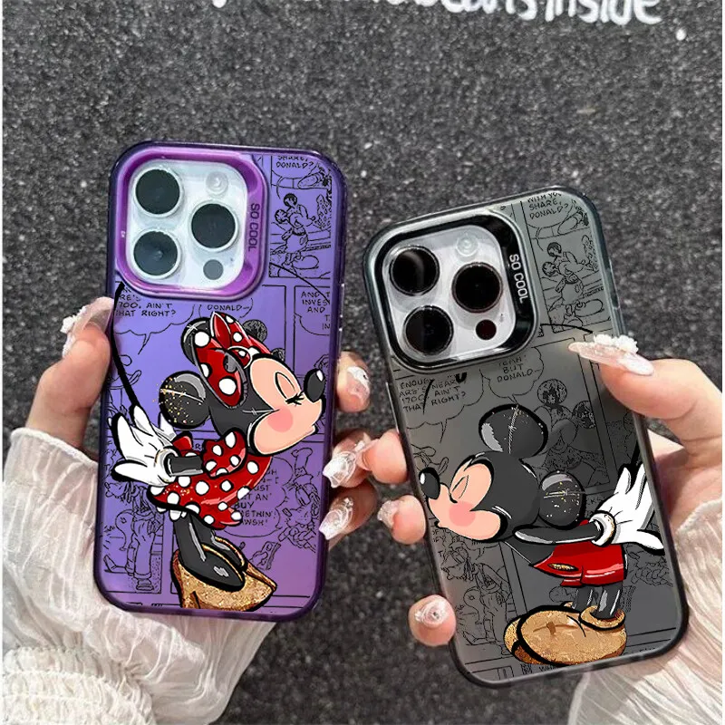 Funda para Realme C63 C55 C53 C51 C61 C25 C21Y C25Y C35 C33 C11 2021 Realme 8 10 11 12 13 14 Pro Plus 5G, bonita pareja de Disney - imagen 2