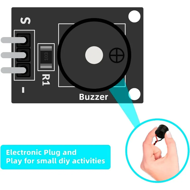 30 Uds DC 12V zumbador electrónico DC 5v alarma activo electromagnético piezoeléctrico sonido ABS carcasa 85dB cableado 5,5 MM conector negro - imagen 5