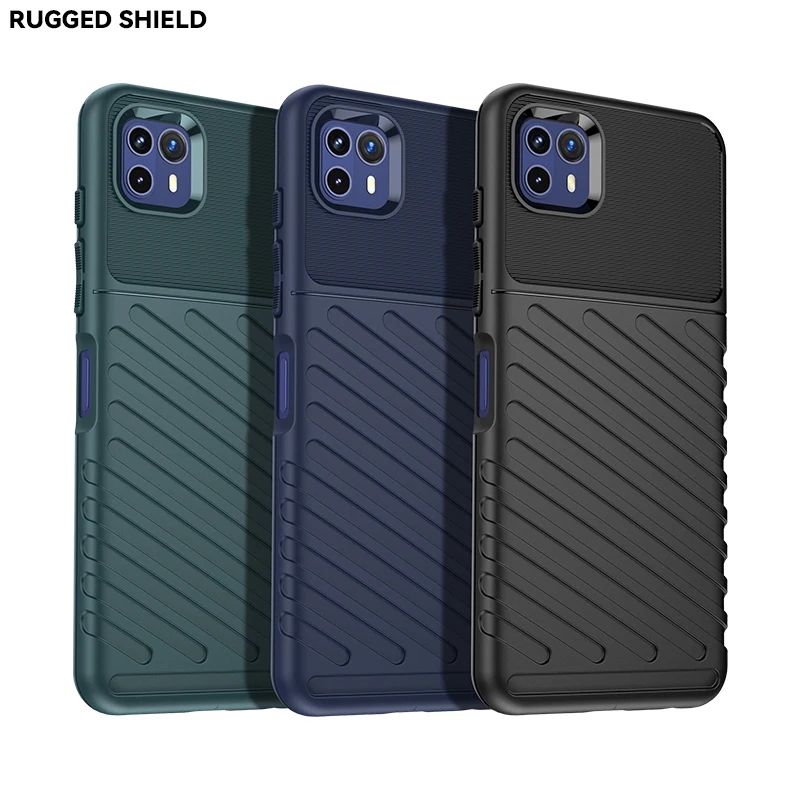 Funda de teléfono de silicona a prueba de golpes de lujo para Moto G50 5G - Funda protectora de TPU suave
