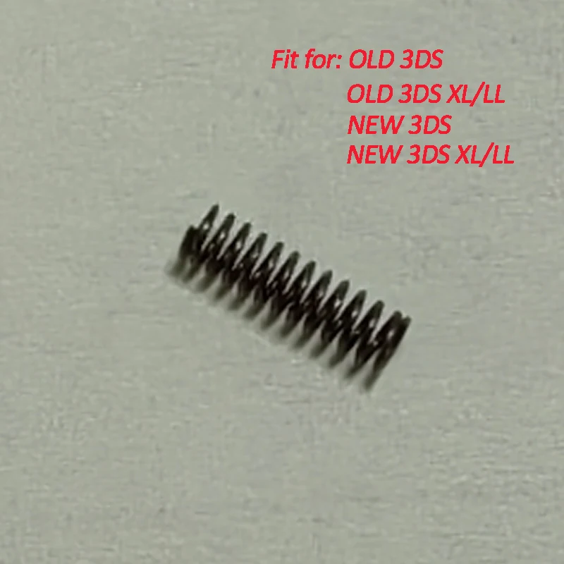 Resorte de botón OEM LR para nueva consola de juegos 3DS LL, 1 unidad, 2 uds., botón izquierdo y derecho 3D LR para Nintendo Old 3DS LL Old 3DS - imagen 2