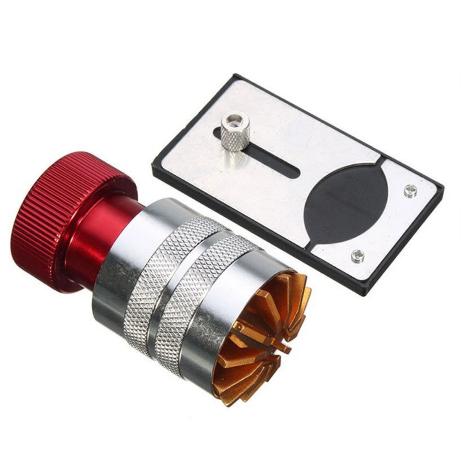 Elevador de cristal de reloj de aleación de aluminio, removedor de Base, abridor de caja, llave, herramienta de extracción de reparación de elevación, accesorio de reloj