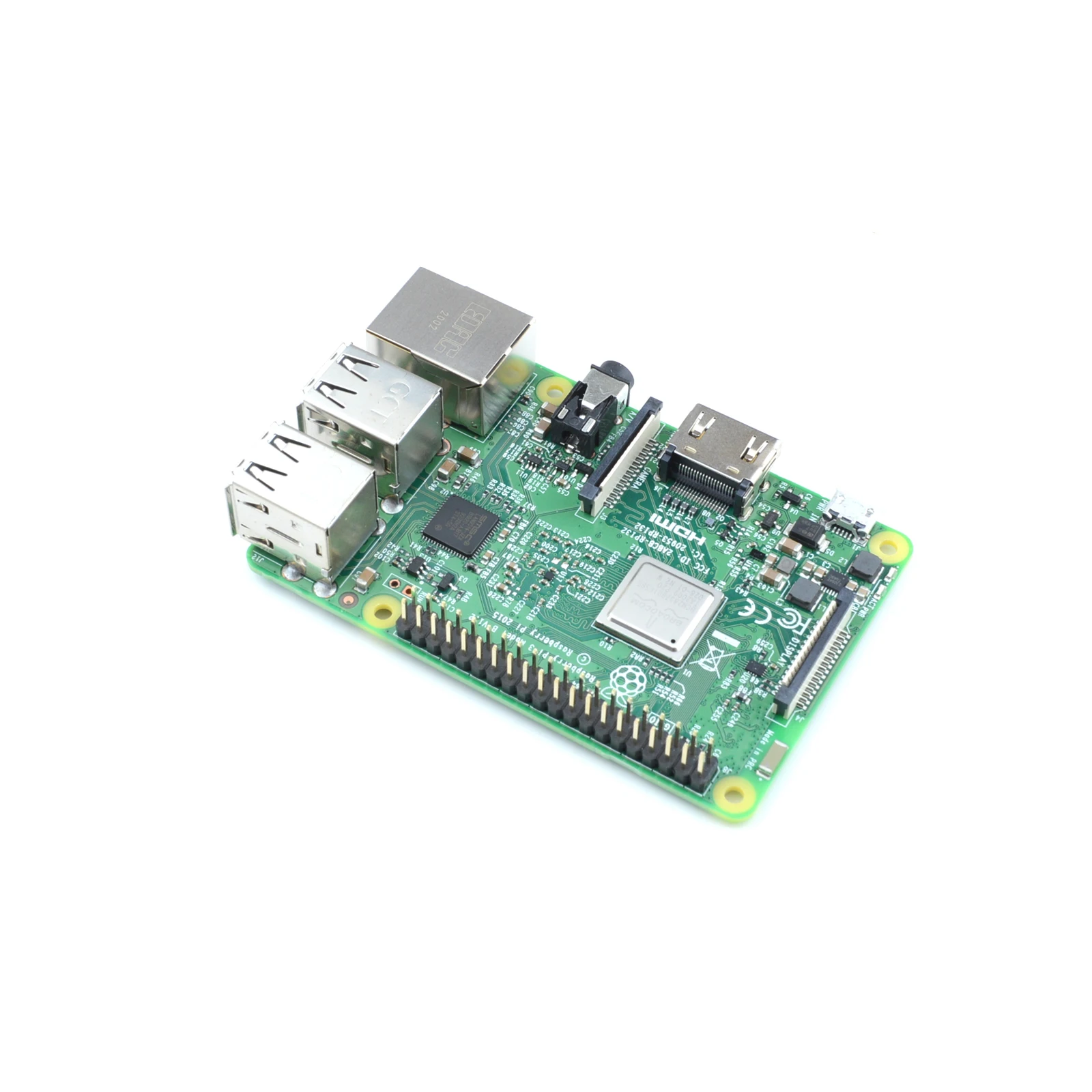 1 Uds Original Raspberry Pi 3 modelo B 3B + Placa de desarrollo CPU de 4 núcleos 1,4 GHz 1 GB RAM 2,4G y 5G WiFi Bluetooth 4,2 - imagen 4