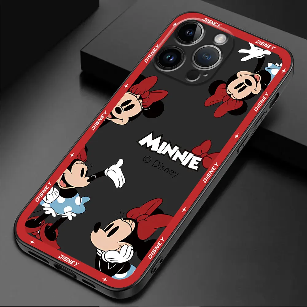 Funda de silicona para Google Pixel 6 Pro 7a 8 Pro 6a 7 Pro Capa de lujo Disney Mickey Minnie Mouse - imagen 4