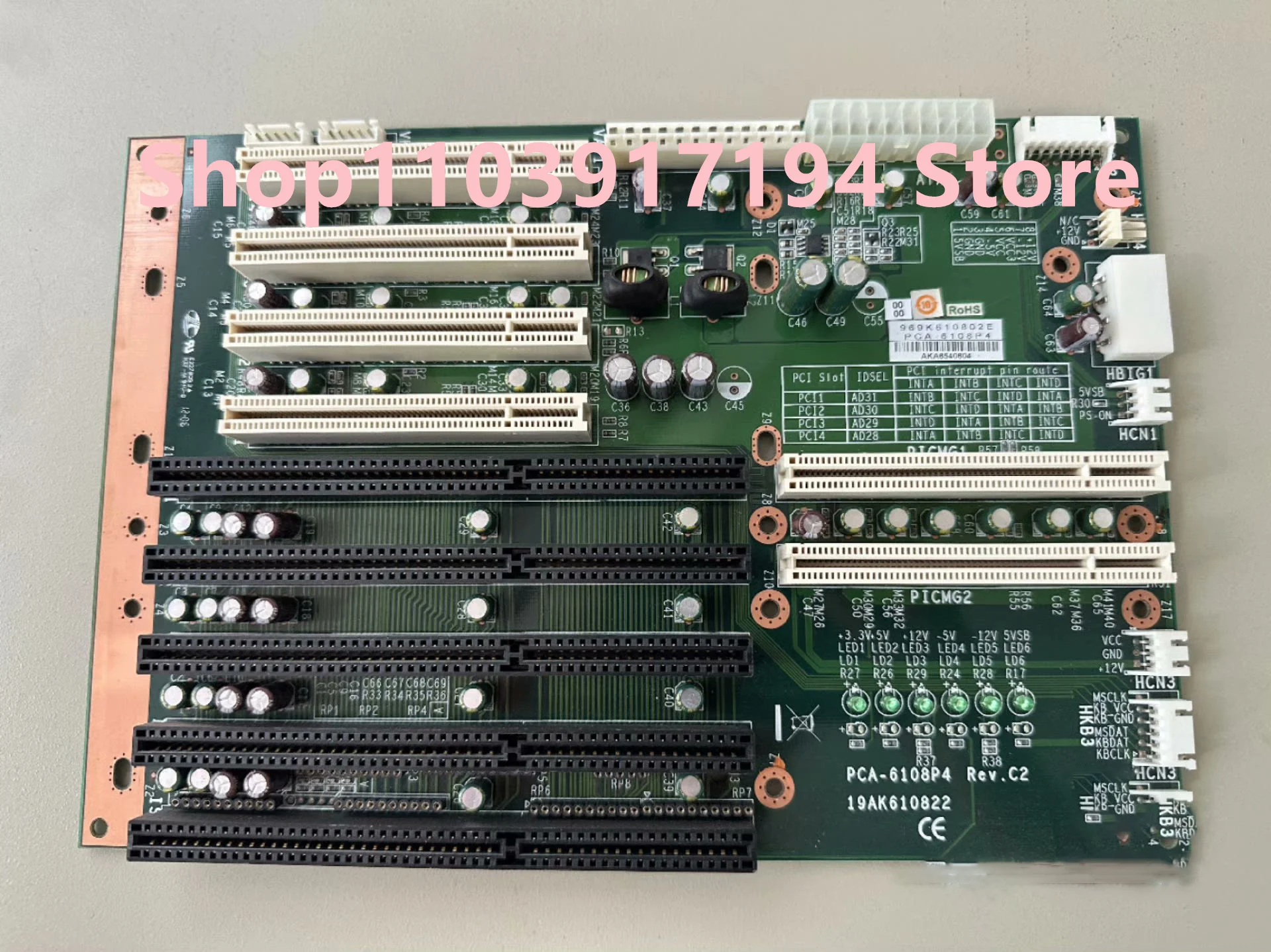 Para plano posterior de ordenador Industrial ADVANTECH PCA-6108P4 Rev.C2 - imagen 2