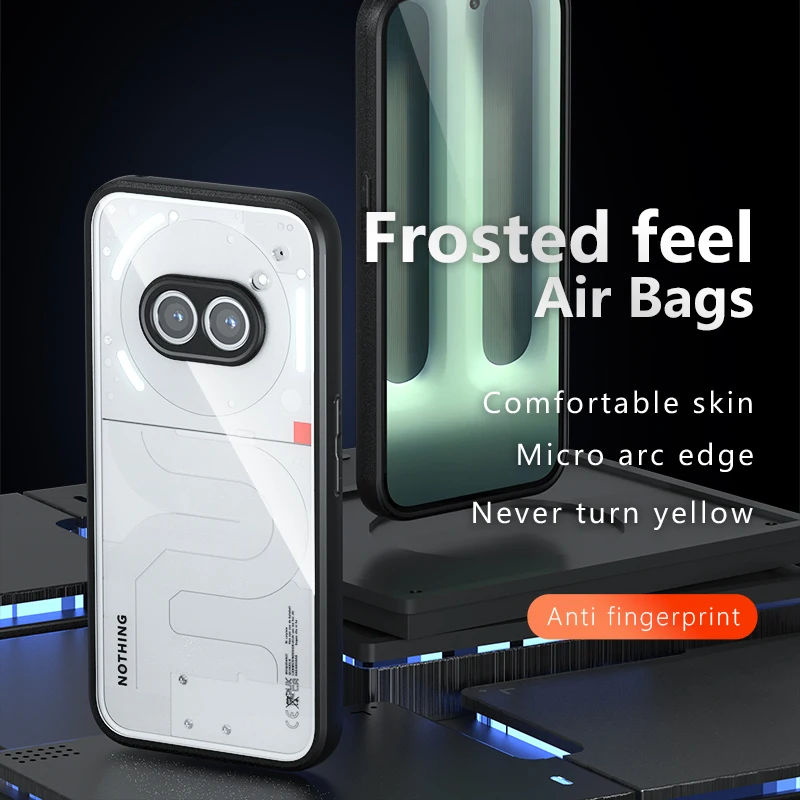 Para nada teléfono 2a Plus contraportada Phnoe Funda a prueba de golpes Airbag anticaída protectora antihuellas mate Funda Coque fundas - imagen 3