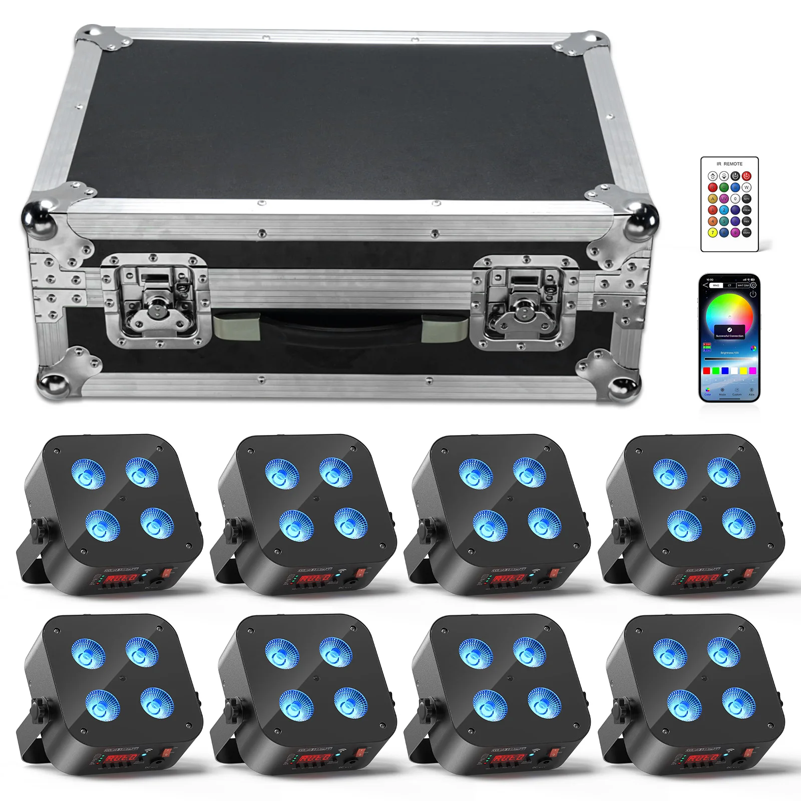 8 Lights With Case