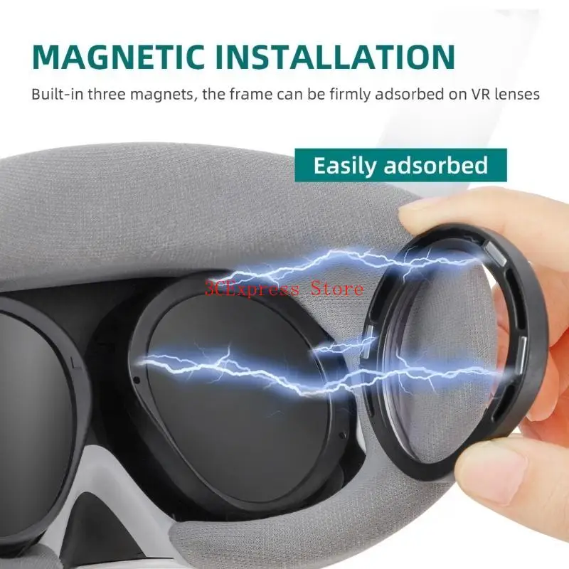 personalizado Glass Fácil instalar marcos magnéticos para lente resina auriculares Pico 4 con marco - imagen 2