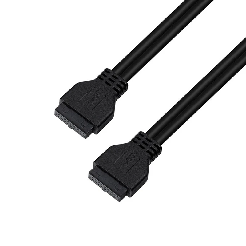 Cable de extensión USB3.0 20Pin hembra a USB 3,0 20 Pin macho placa base 20pin adaptador de cabecera extensor de Cable - imagen 2