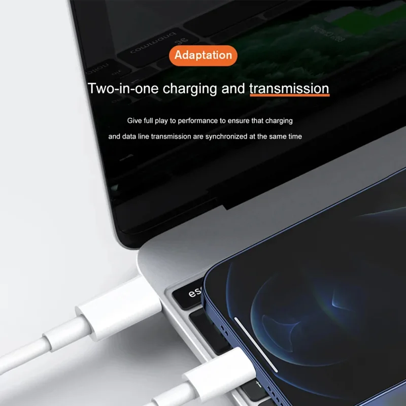 NNBILI 5-1 Uds 30W Cable de carga rápida para iPhone 13 12 11 14 Pro Max Mini Cable tipo C para X XR XS MAX 6 7 8 14 Plus Accesorios - imagen 2