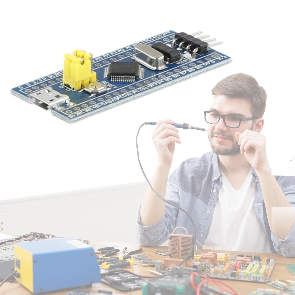 Módulo de placa de desarrollo de sistema mínimo STM32F103C8T6/C6T6, placa de aprendizaje de núcleo mínimo ARM STM32 para Arduino