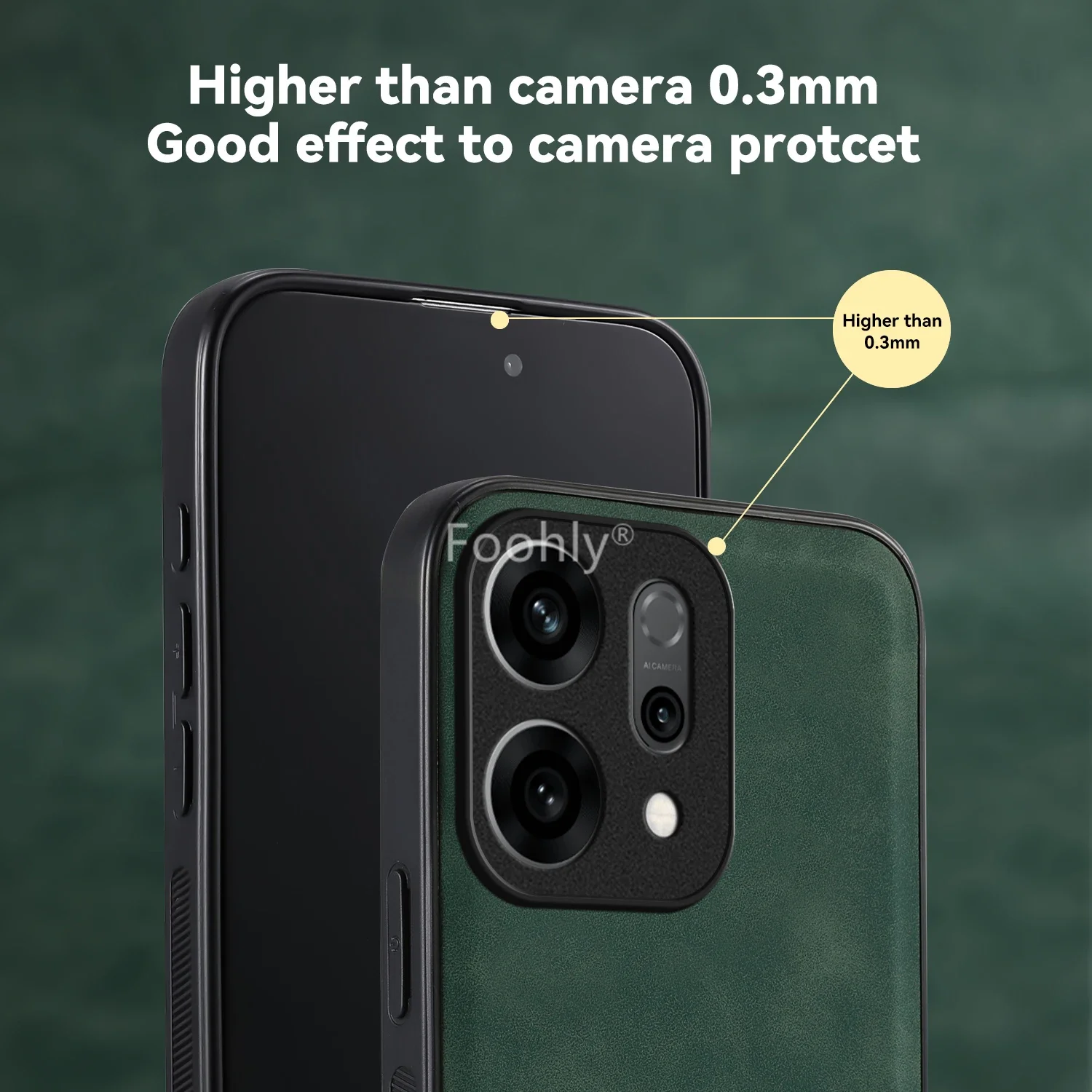 Funda magnética de cuero nobuck para OPPO Reno 14 Pro 14F Reno14 F 5G Ren, funda protectora a prueba de golpes, carcasa trasera, Capa Fundas - imagen 4