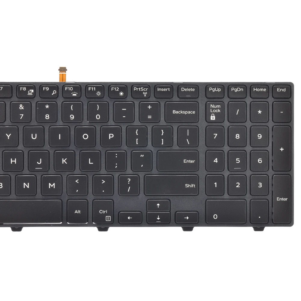 Teclado Retroiluminado Dell Inspiron 15 5000 – Diseño EE.UU. Negro - imagen 3