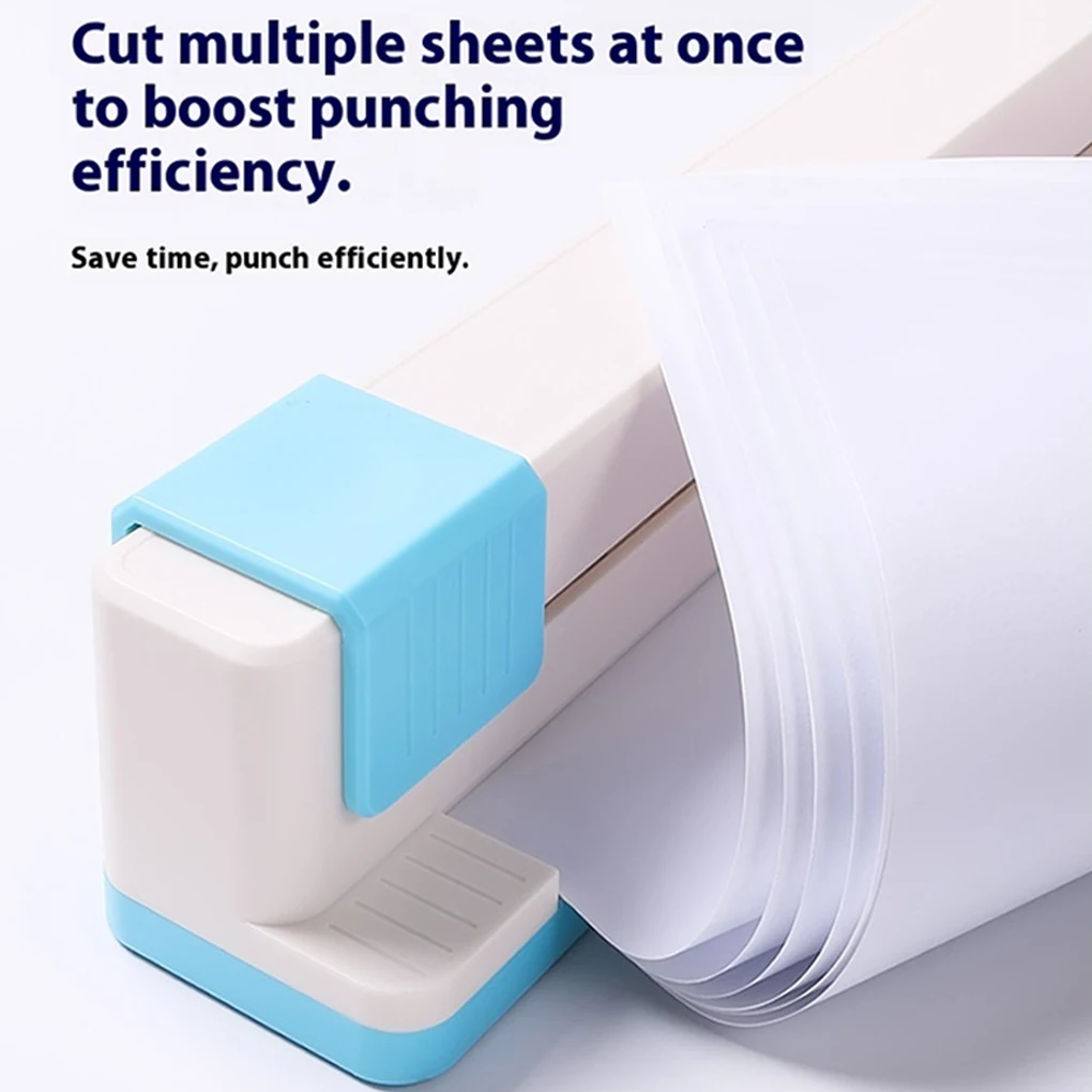 Punzonadora de 30 agujeros DIY, empuje manual A4 B5 A5 B6 A6 B7 A7, máquina de papel, punzonado Manual de Collar de documentos, máquina de papel DIY - imagen 5