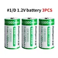 D 11000mAh 1.2V 3pcs