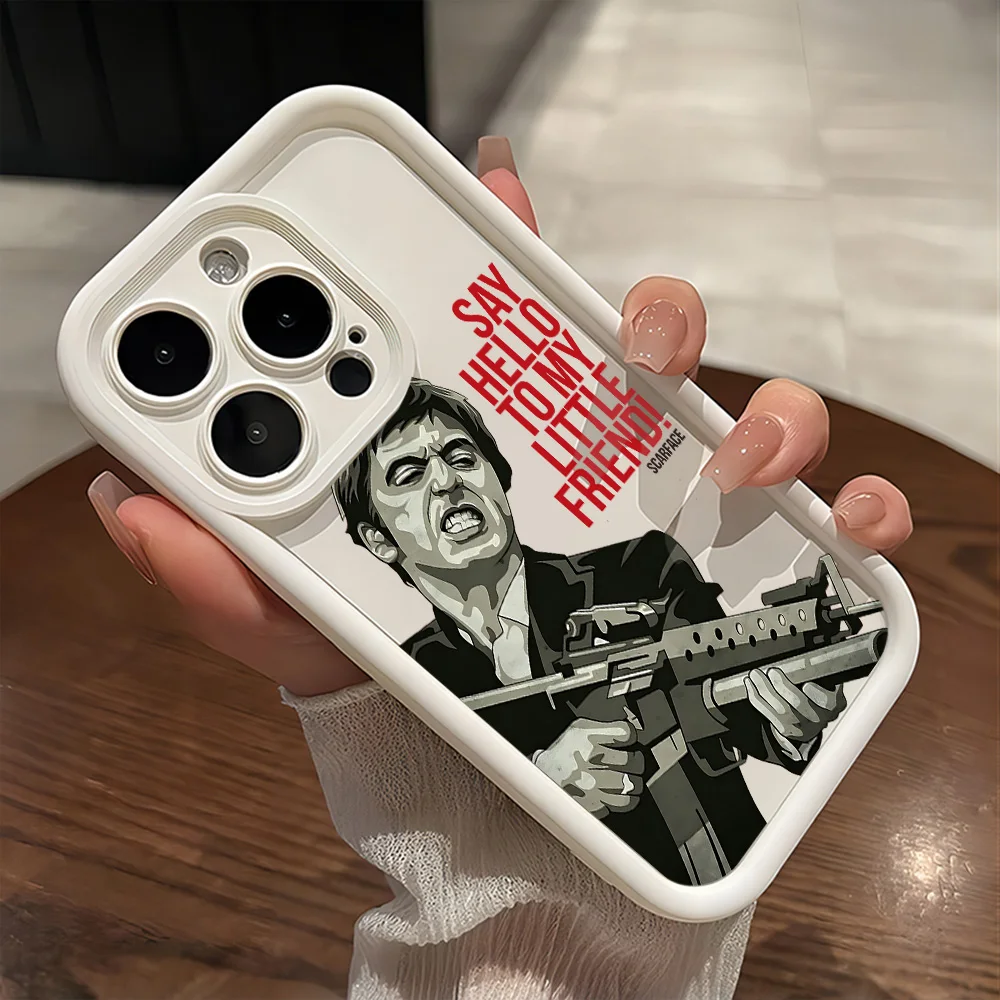 Funda de teléfono S-ScarfaceS de película caliente para Samsung Galaxy A17 A07 A06 A26 A16 A06 A35 A55 A25 A15 A54 A34 A36 A24 4G 5G funda trasera suave - imagen 4