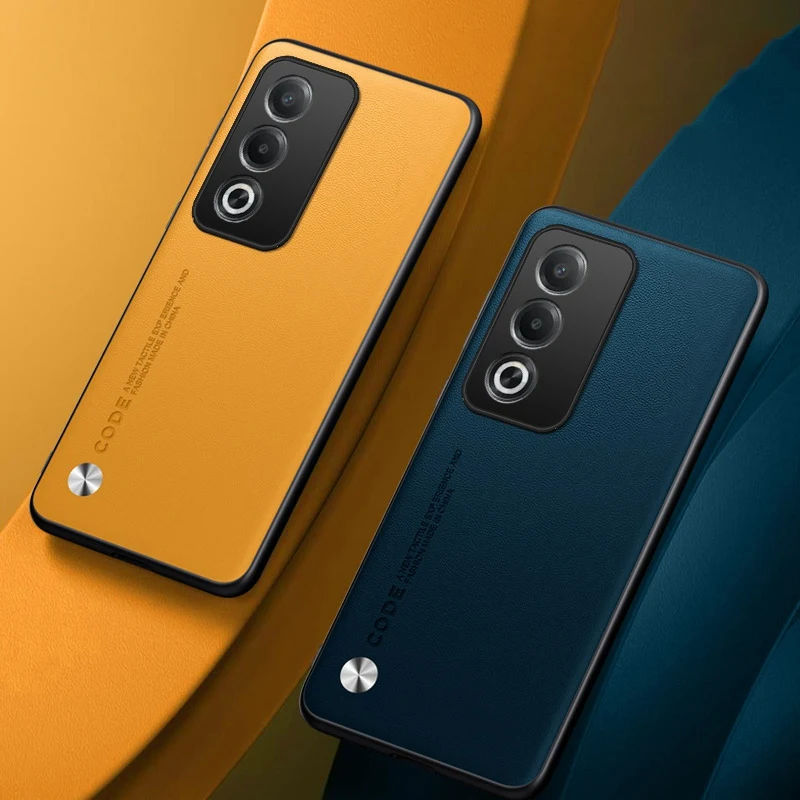 Funda de cuero PU de lujo para OPPO A80 5G, funda trasera de silicona mate a prueba de golpes, funda de teléfono de protección completa para OPPO A3 Pro A3Pro - imagen 3