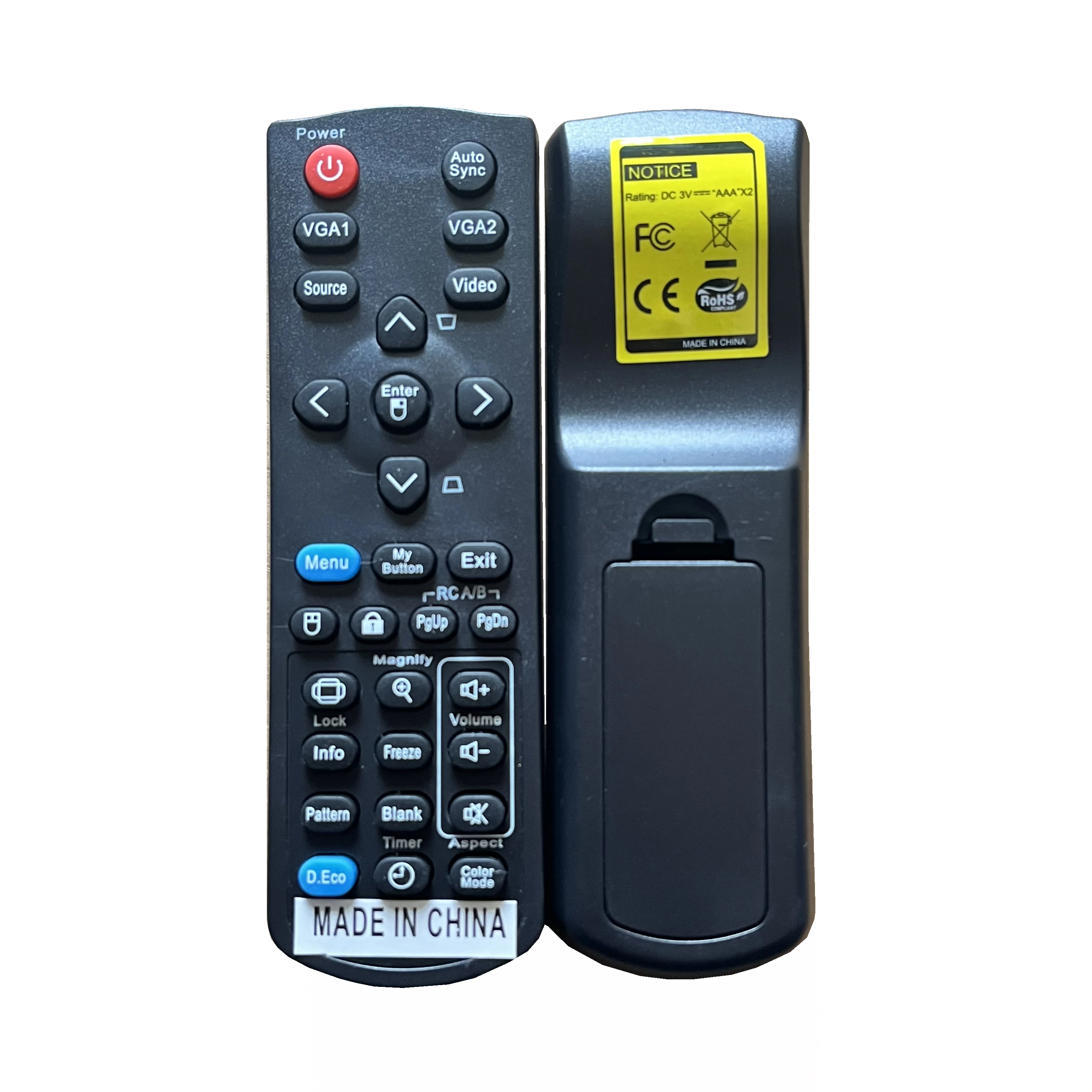 Nuevo mando a distancia para proyectores ViewSonic PJD5555LW PJD6253 PJD6345 PJD6353S PJD6353 PJD6383S PJD6383 PJD6544W