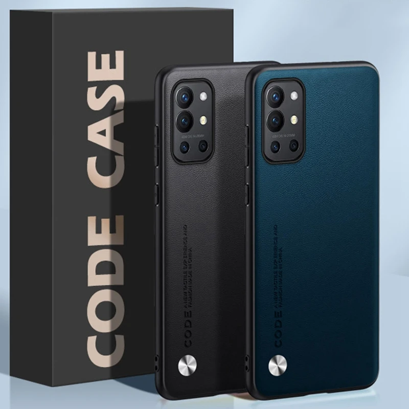 Funda de cuero PU de lujo para OnePlus 9R 9 R 5G, funda trasera de silicona a prueba de golpes, funda de teléfono de protección completa para One Plus 9R OnePlus9R - imagen 4