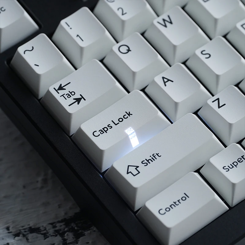 ECHOME-Tapa de teclado PBT para teclado mecánico, accesorio translúcido esmerilado, perfil de cereza