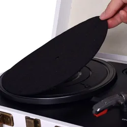 Almohadilla de vinilo para tocadiscos de fieltro, estera de protección profesional antideslizante resistente a la estática para accesorios para tocadiscos de vinilo LP