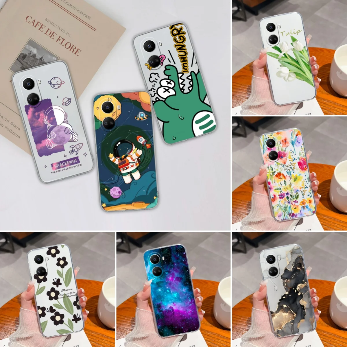 Funda de silicona TPU transparente para Huawei Nova 10 Pro SE, cubierta trasera anticaída, pintura de tinta, suave, 10Pro, 10SE