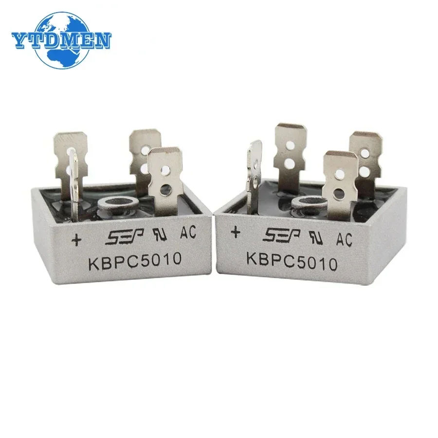 2 uds KBPC3510 KBPC5010 puente rectificador de diodo 35A 50A 1000V KBPC 3510 5010 rectificadores de potencia componentes electrónicos - imagen 3