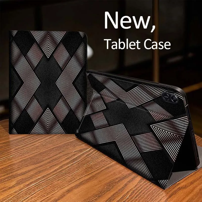 Patrón de grafito Hexagonal para Huawei MediaPad MatePad Air M6 M5 M2 T10s T5 C5e 10 11 12X10,8 SE Pro funda para tableta - imagen 3