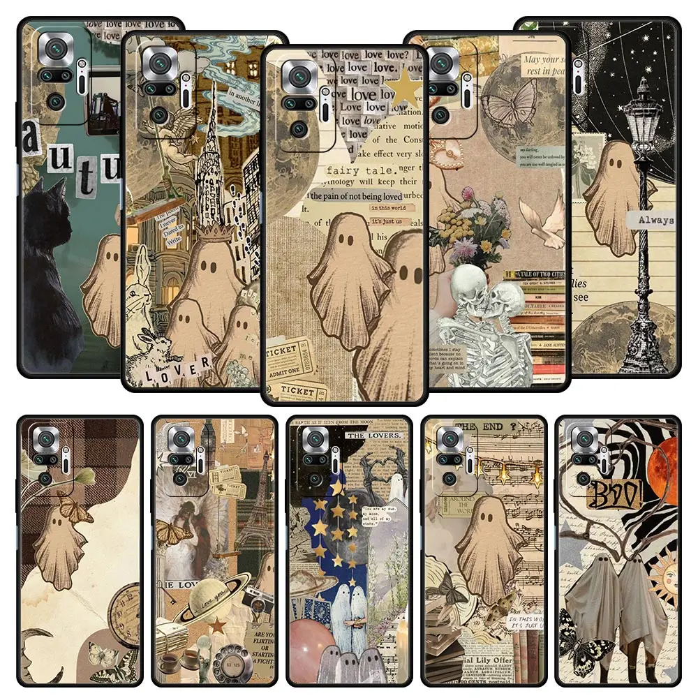 Funda de silicona suave para teléfono Xiaomi Redmi Note 13, 12, 5G, 11, 10 Pro Plus, 4G, 9S, 9, 8, 7, 9T, 13C, 12C, 10C, 9C, 9A