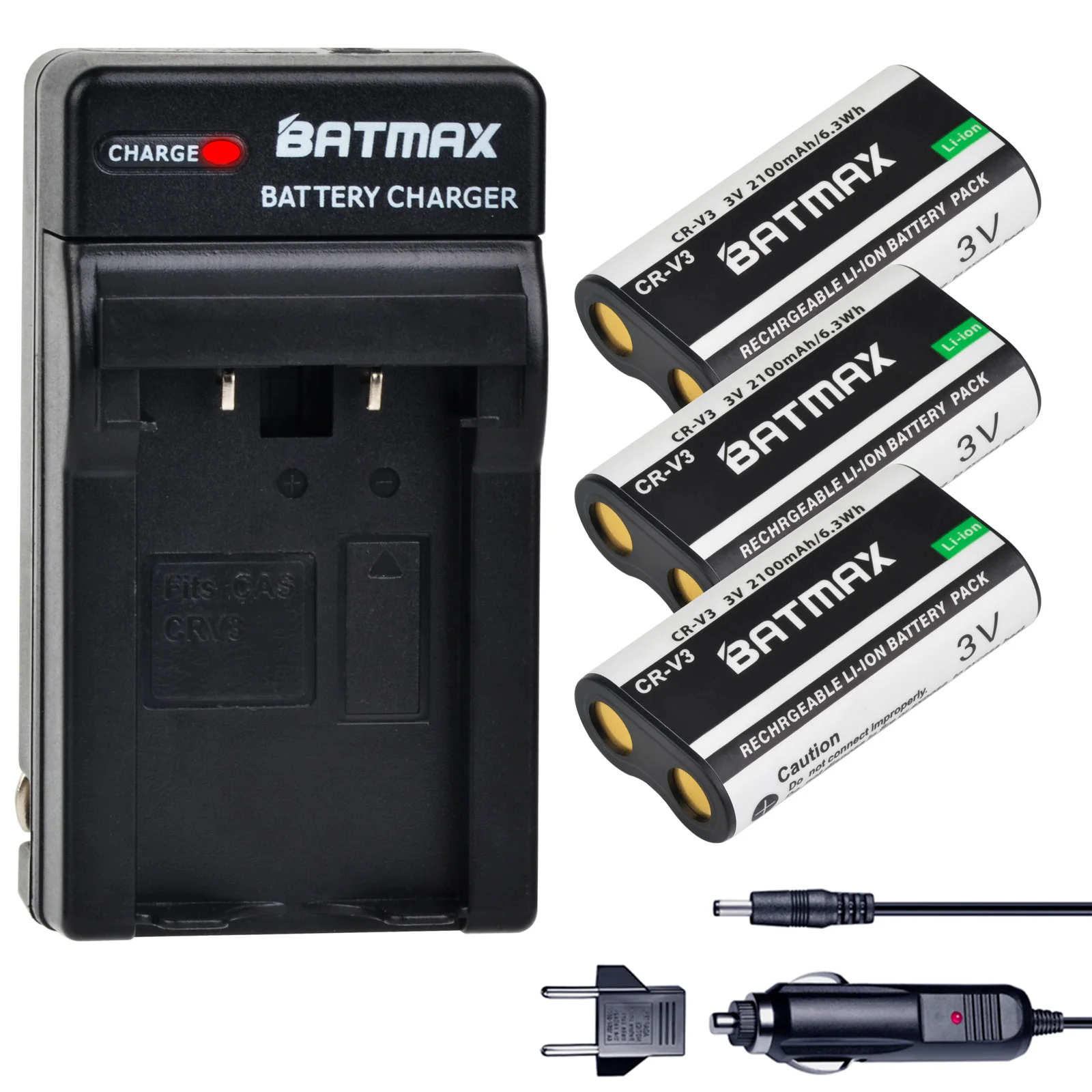3 Battery 1 Charger
