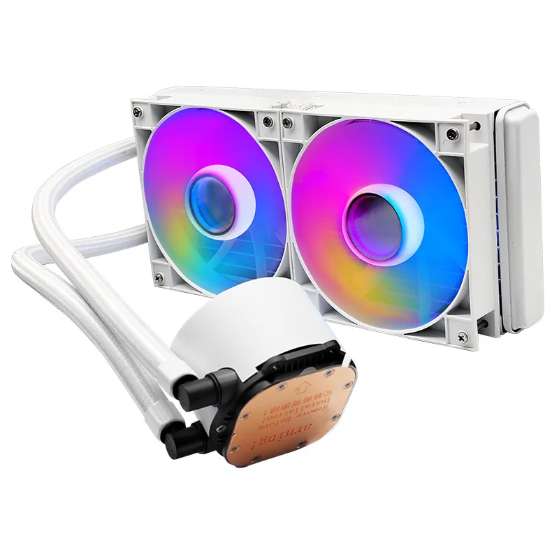 Manmu-enfriador de CPU líquido de 240mm, ventilador PWM de 4 pines, 120mm, RGB/AC, refrigeración por agua integrada AM5 AM4 Intel 115x/1200/1700/2011/2066